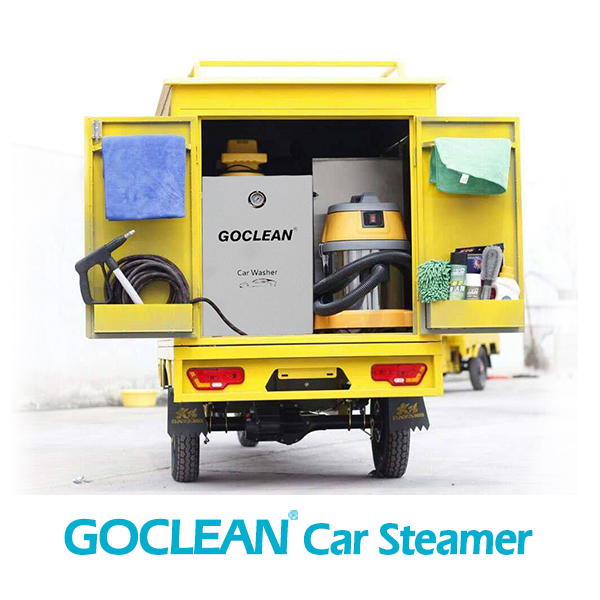 Máquina profesional portátil de limpieza a vapor para interiores de automóviles