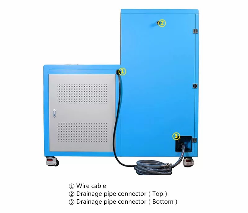 Máquina de limpieza ultrasónica DPF de acero inoxidable para limpieza de carbono